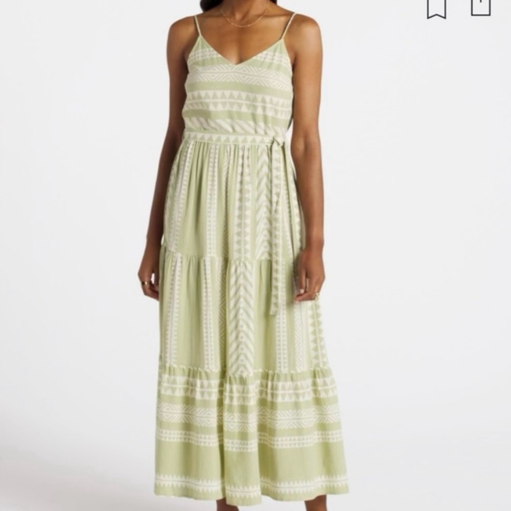 Vero Moda Sophiza Maxi Dress Size Large Tiered